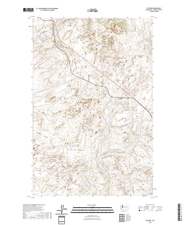 Telford topographic map thumbnail