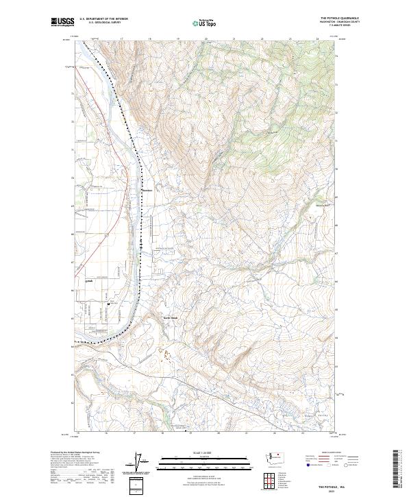 The Pothole topographic map thumbnail