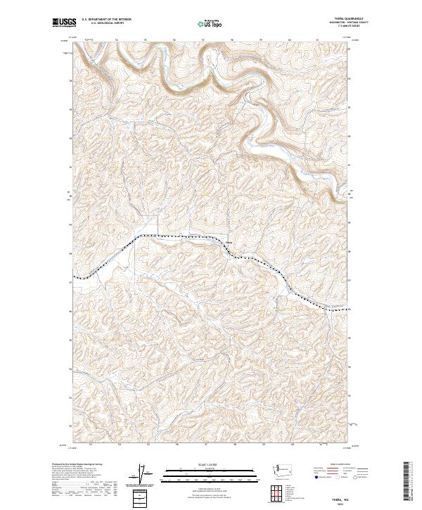 Thera topographic map thumbnail