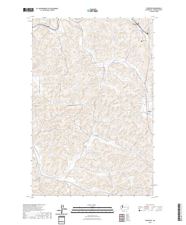 Thornton topographic map thumbnail