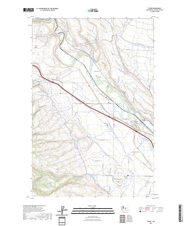 Thorp topographic map thumbnail