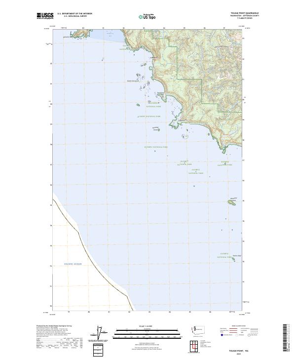 Toleak Point topographic map thumbnail