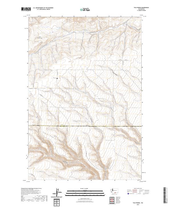 Tule Prong 2023 topographic map thumbnail