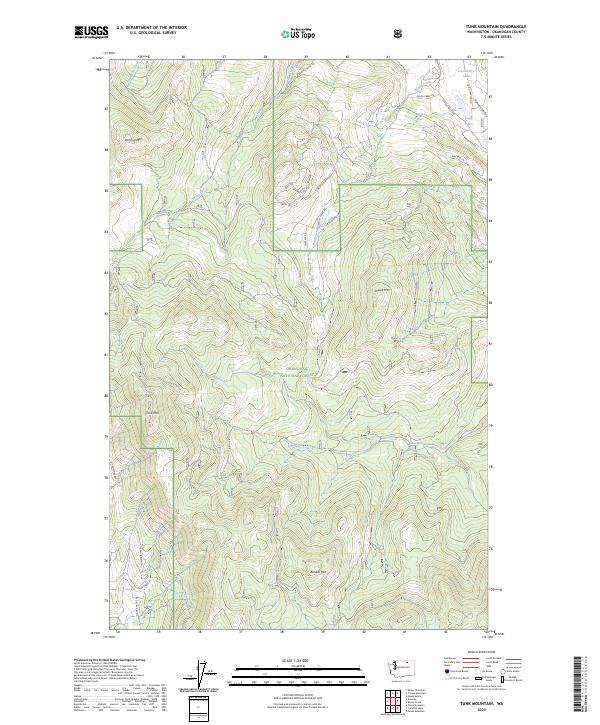 Tunk Mountain topographic map thumbnail