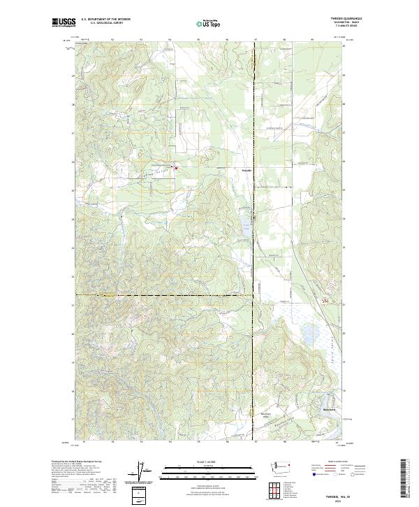 Tweedie 2023 topographic map thumbnail