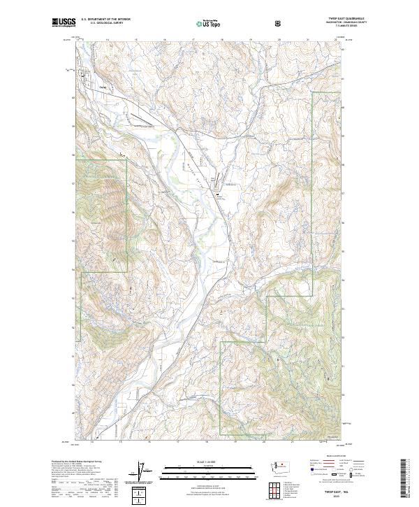 Twisp East topographic map thumbnail
