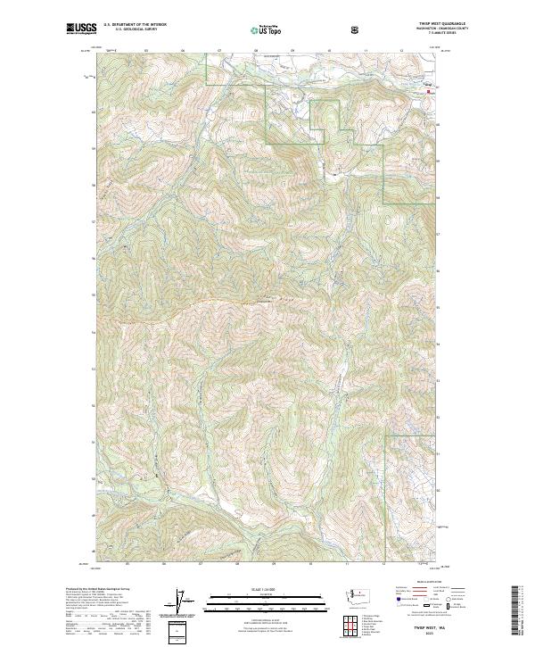 Twisp West topographic map thumbnail