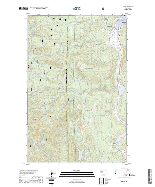 Uncas topographic map thumbnail