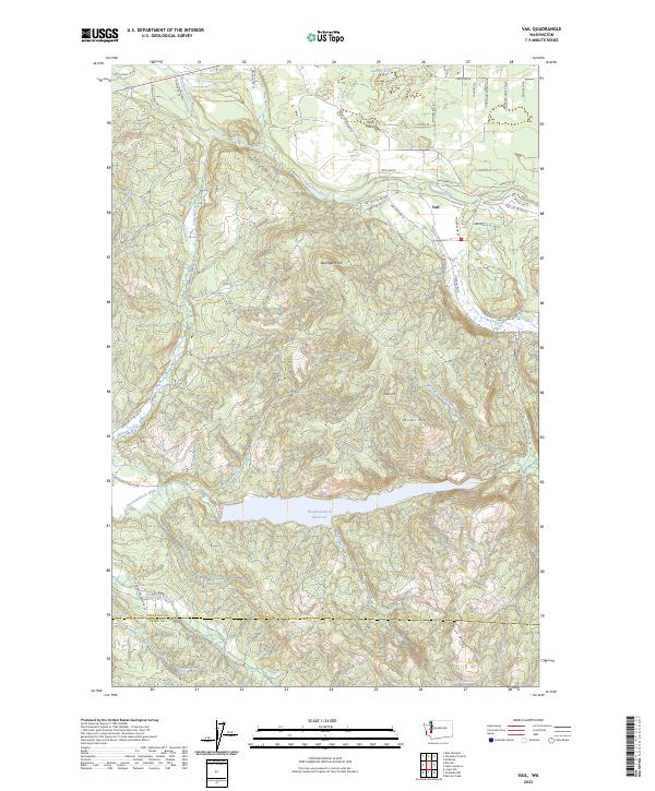 Vail topographic map thumbnail