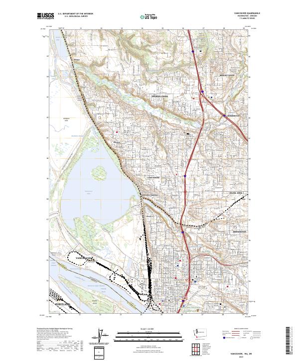 Vancouver 2023 topographic map thumbnail