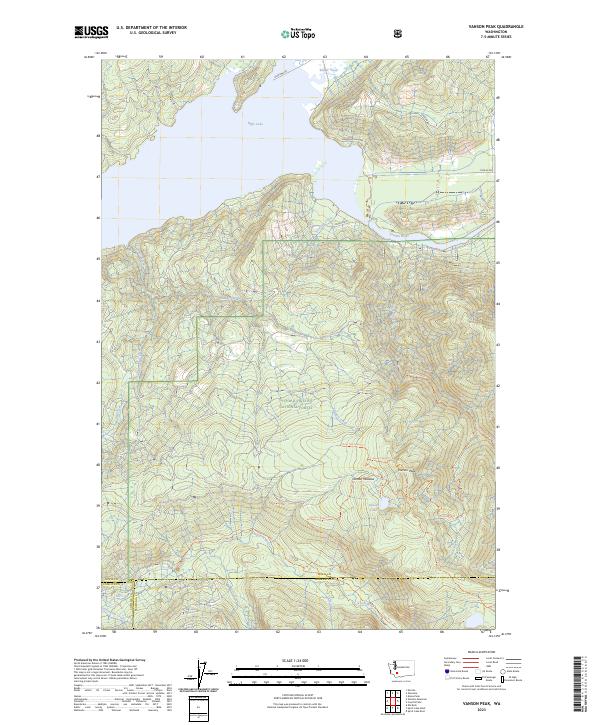 Vanson Peak 2023 topographic map thumbnail