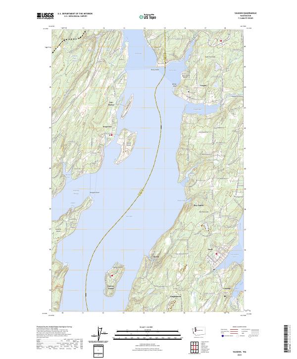 Vaughn topographic map thumbnail