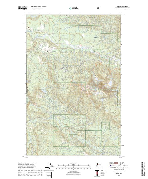 Verlot topographic map thumbnail