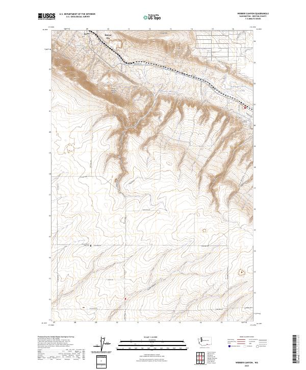 Webber Canyon 2023 topographic map thumbnail