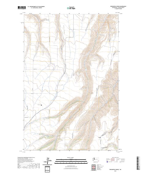 Weissenfels Ridge topographic map thumbnail