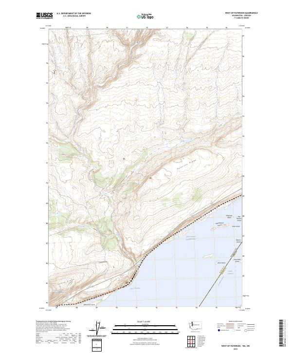 West of Paterson topographic map thumbnail