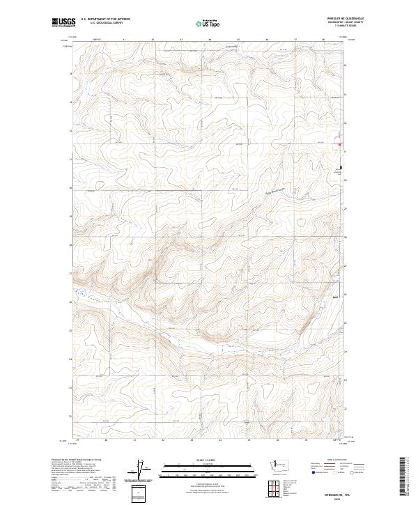Wheeler NE 2023 topographic map thumbnail