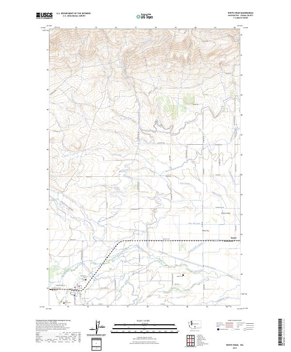 White Swan topographic map thumbnail