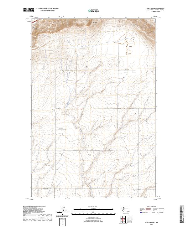 Whitstran NE topographic map thumbnail