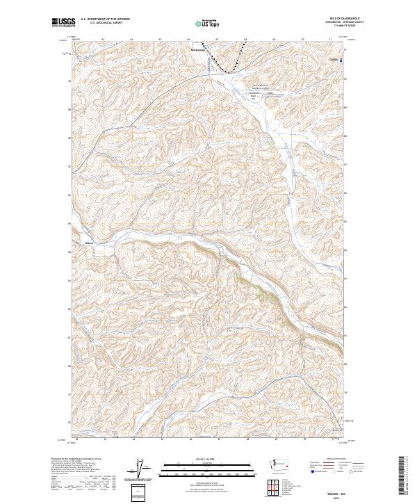 Wilcox topographic map thumbnail
