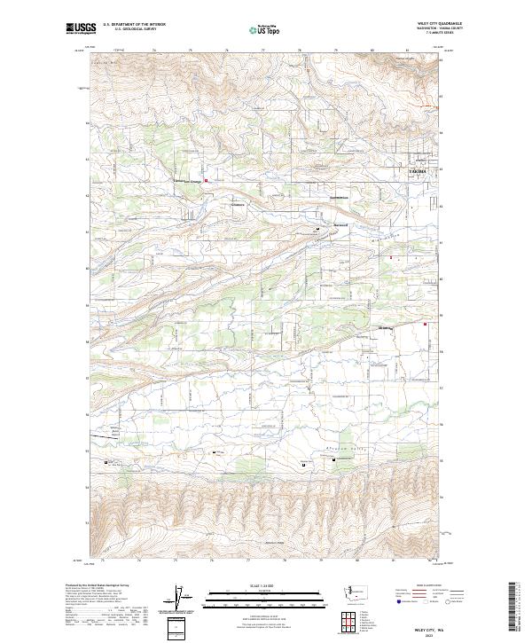 Wiley City topographic map thumbnail