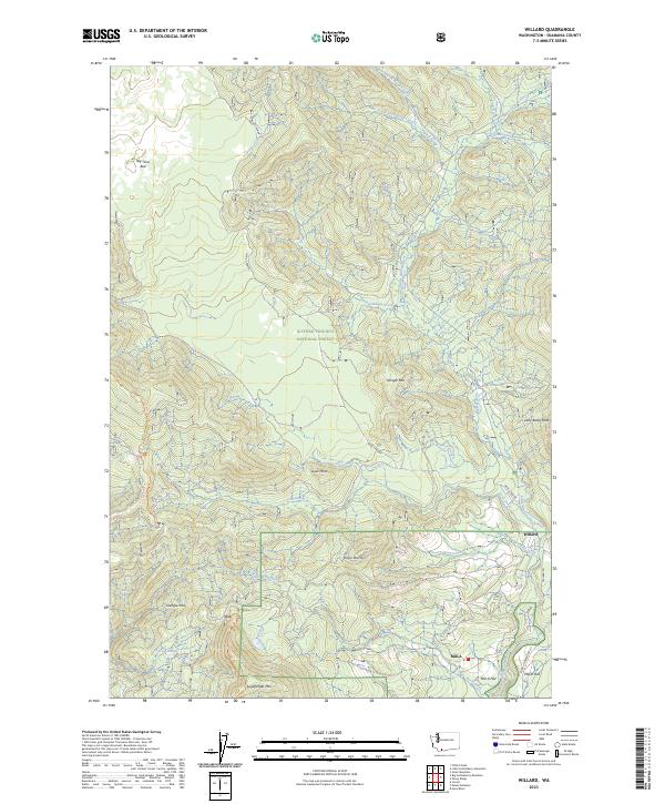 Willard topographic map thumbnail