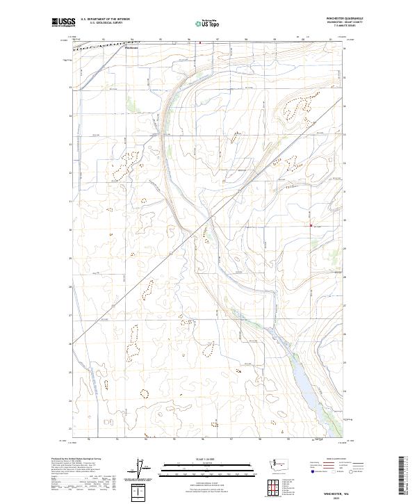 Winchester topographic map thumbnail
