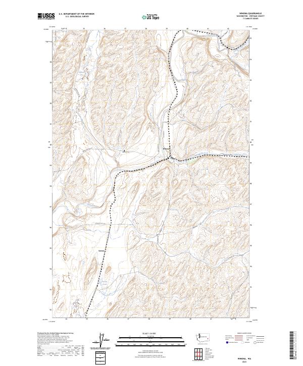 Winona topographic map thumbnail