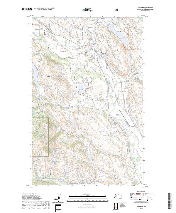 Winthrop topographic map thumbnail