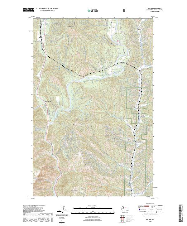 Winton topographic map thumbnail