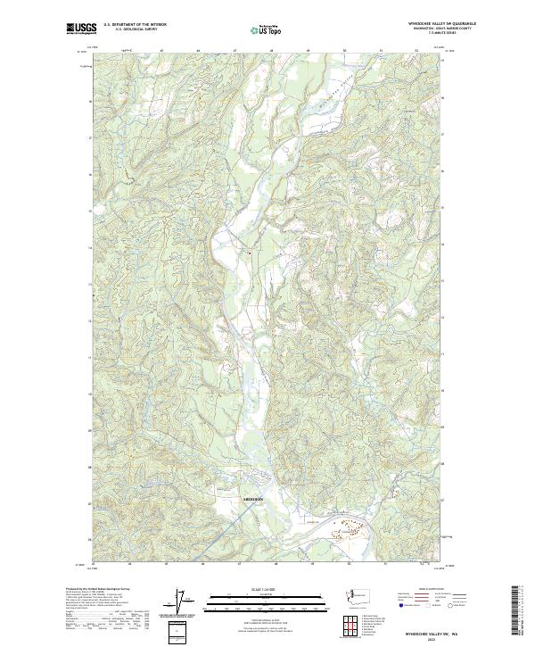Wynoochee Valley SW topographic map thumbnail