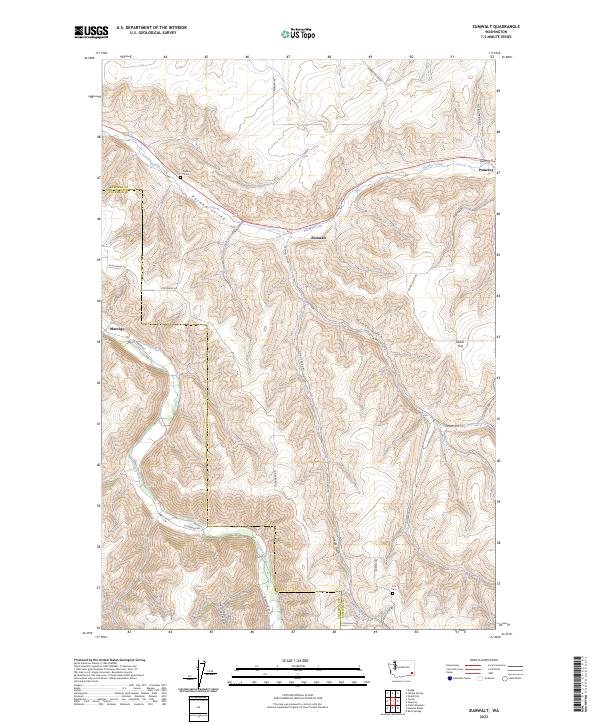 Zumwalt topographic map thumbnail