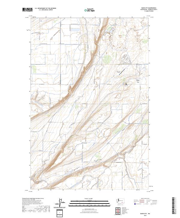 Basin City topographic map thumbnail