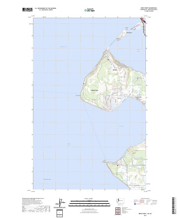 Birch Point topographic map thumbnail