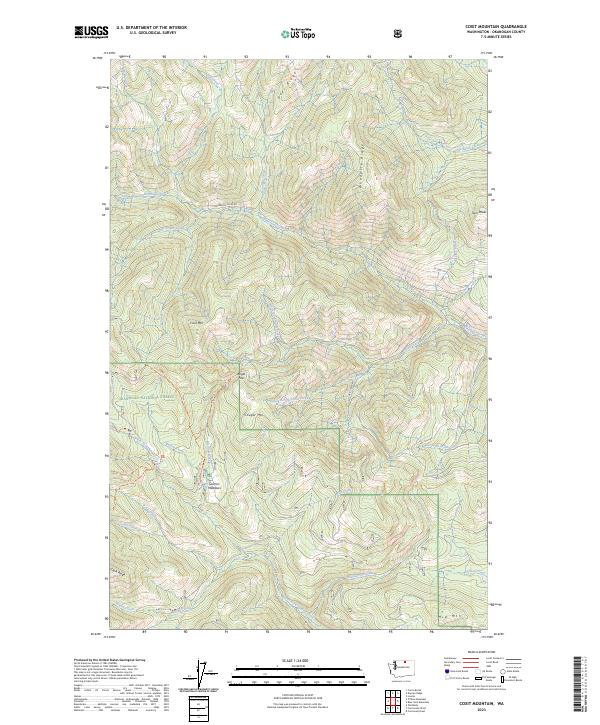 Coxit Mountain topographic map thumbnail