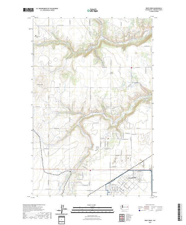 Deep Creek topographic map thumbnail