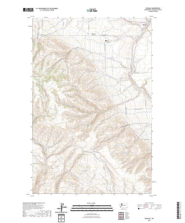 Douglas topographic map thumbnail