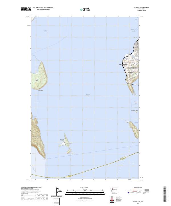 Eliza Island topographic map thumbnail