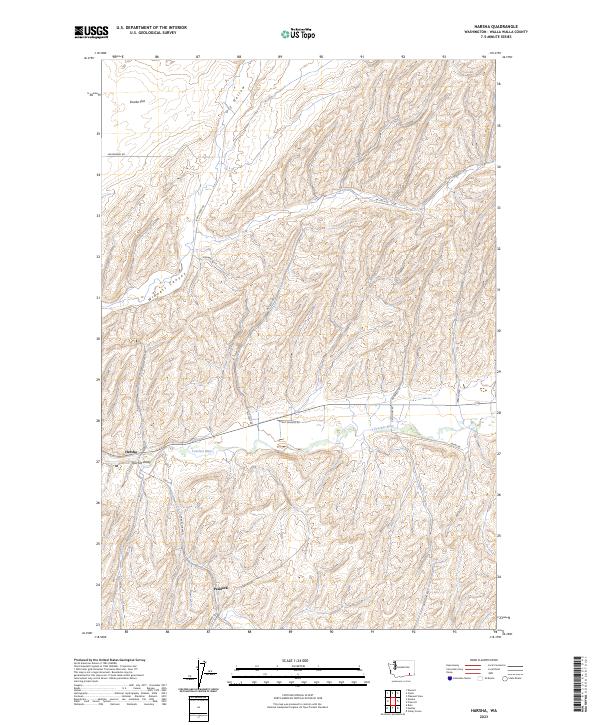 Harsha topographic map thumbnail