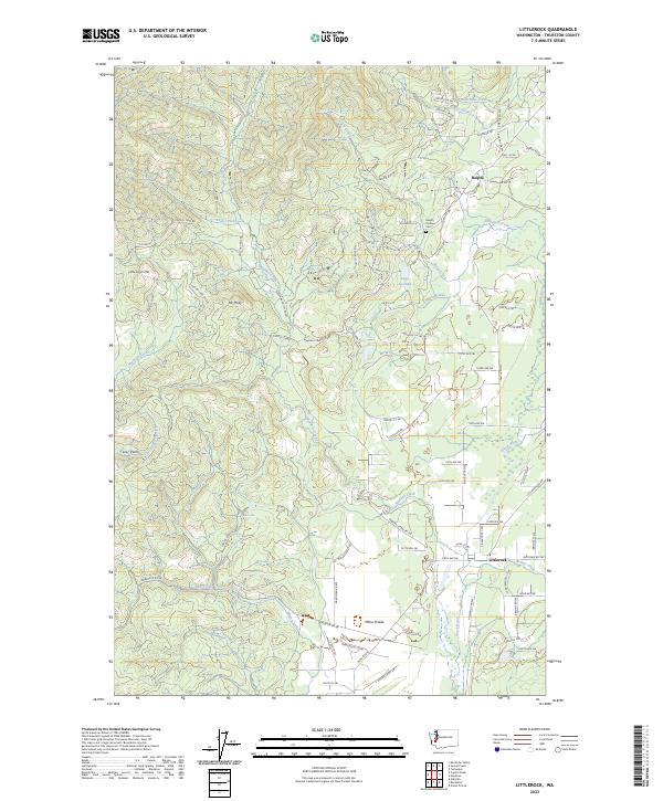 Littlerock 2023 topographic map thumbnail