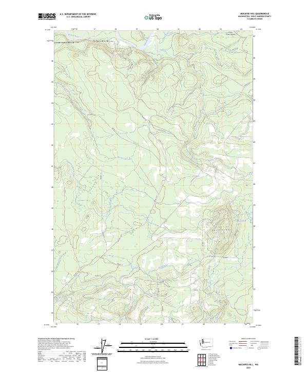 Macafee Hill 2023 topographic map thumbnail