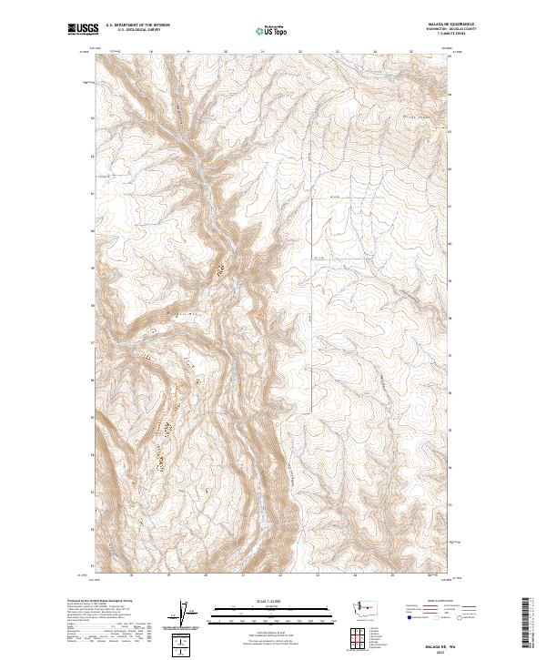 Malaga NE topographic map thumbnail