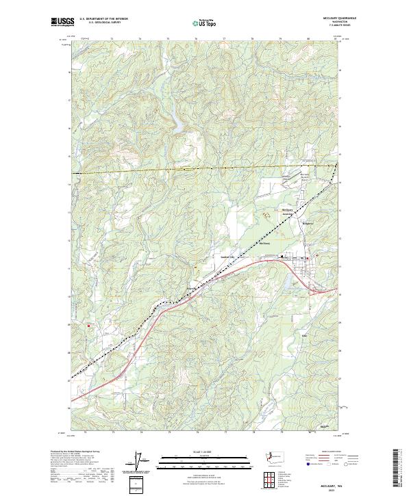 McCleary topographic map thumbnail