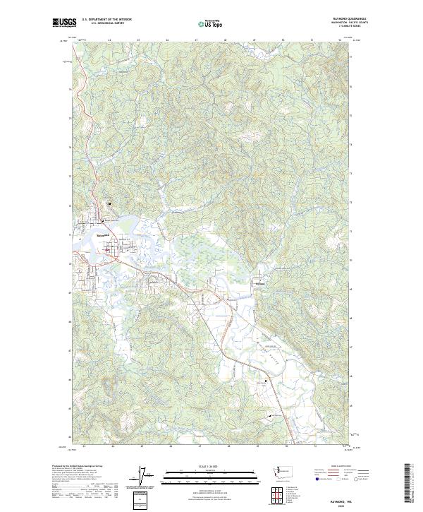 Raymond topographic map thumbnail