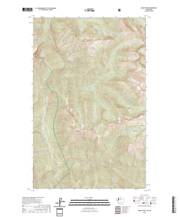 Skagit Peak topographic map thumbnail