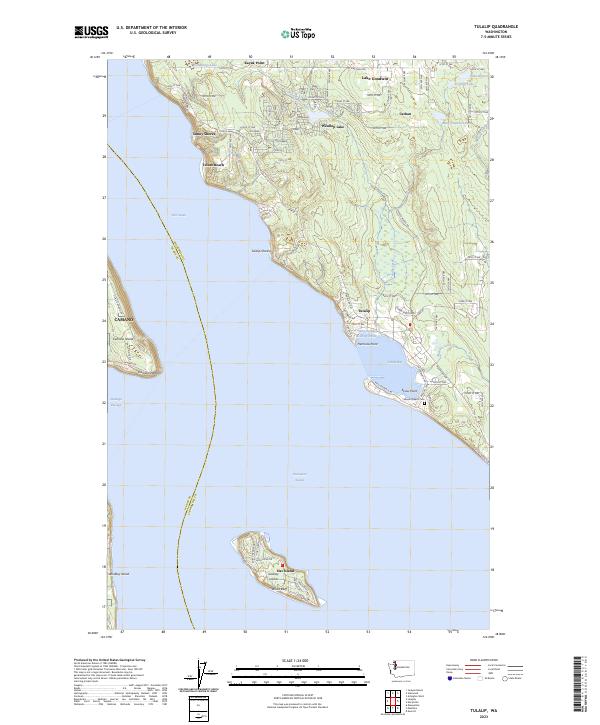 Tulalip topographic map thumbnail