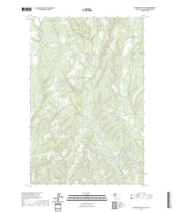 Wynoochee Valley NE topographic map thumbnail