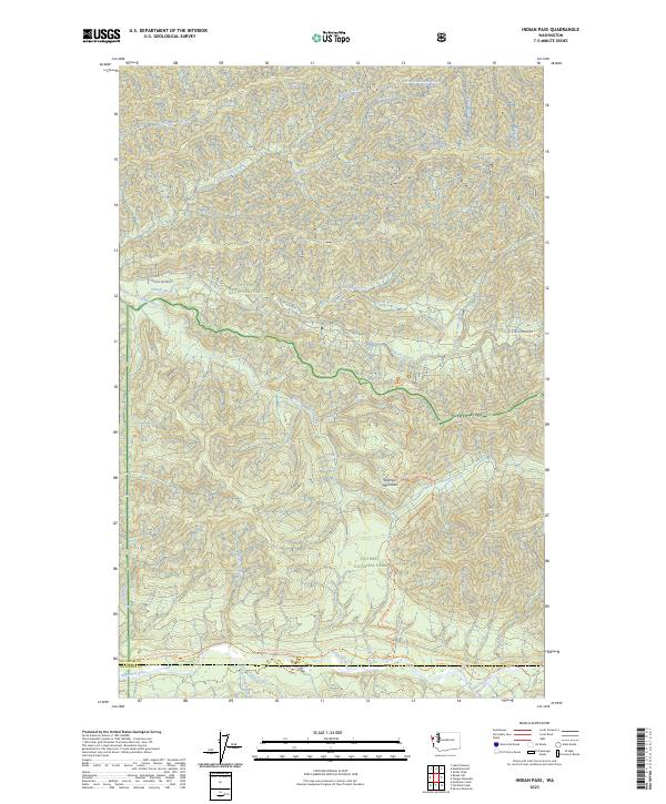 Indian Pass 2023 topographic map thumbnail
