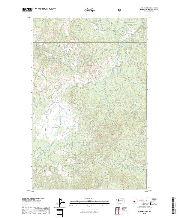Moses Meadows topographic map thumbnail