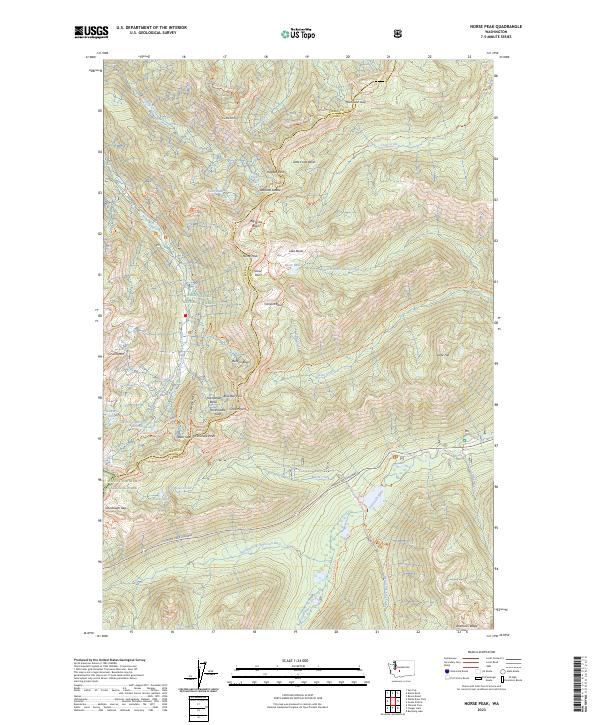 Norse Peak topographic map thumbnail